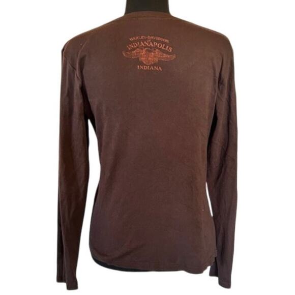 Harley-Davidson Women's Long Sleeve Shirt - Made in USA - Size L - Picture 4 of 6